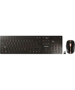 DE layout - CHERRY DW 9100 SLIM, desktop set (black/bronze, SX scissor technology)