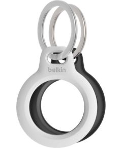 BELKIN SECURE AIRTAG HOLDER KEYCHAIN 2PACK BLK/WHT