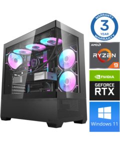 INTOP Ryzen 9 5900X 16GB 1TB SSD M.2 NVME+2TB RTX4060 8GB Win11