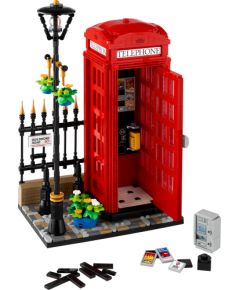 LEGO 21347 Ideas Red London Telephone Box, construction toy