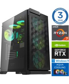 INTOP AQUA Ryzen 7 7700X 32GB DDR5 500SSD M.2 NVME RTX3060 12GB WIN11