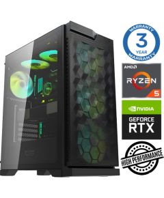 INTOP Ryzen 5 5600X 32GB 500SSD M.2 NVME RTX3050 6GB no-OS