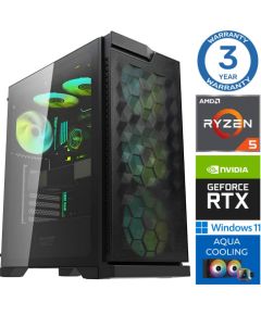 INTOP AQUA Ryzen 5 7600X 16GB DDR5 2TB SSD M.2 NVME RTX3060 12GB WIN11