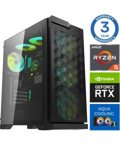 INTOP AQUA Ryzen 5 7600X 16GB DDR5 500SSD M.2 NVME RTX4060 8GB no-OS