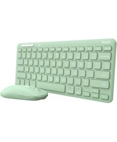 KEYBOARD +MOUSE WRL LYRA/GREEN 24942 TRUST