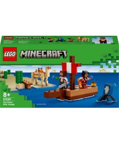 LEGO Minecraft Rejs statkiem pirackim (21259)