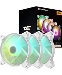 Computer Fan Set ARGB Darkflash C6 3in1 120x120 (white)