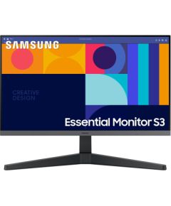 Samsung Essential Monitor S3 S33GC LED display 61 cm (24") 1920 x 1080 pixels Full HD Black