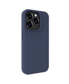 Evelatus Premium Magsafe Mīksta pieskāriena silikona maks - vāciņš Apple iPhone 13 Pro Max Midnight Blue