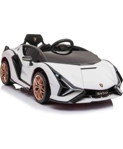 Lean Cars Electric Ride On Car Lamborghini Sian White