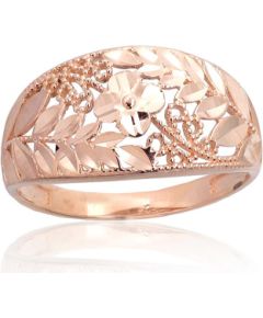 Золотое кольцо #1101019(Au-R), Красное Золото 585°, Размер: 19.5, 2.62 гр.