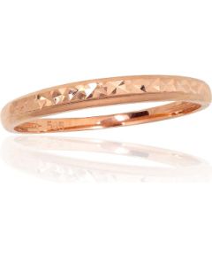 Золотое кольцо #1100709(Au-R), Красное Золото 585°, Размер: 17, 0.94 гр.