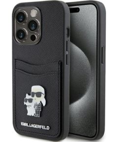 Karl Lagerfeld KLHCP15LSAPKCNPK Aizmugurējais Apvalks Priekš Apple iPhone 15 Pro