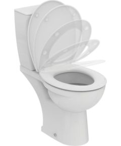 WC pods EUROVIT Ideal Standard, ūdens padeve no apakšas, horizontāls izvāds, 4.5/3l, SoftClose duroplast vāks