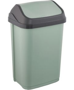 Keeeper Ведро для мусора с поворотной крышкой 25 л Swantje 33,5x25,5x53,5 см зеленое
