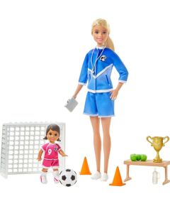 Lalka Barbie Mattel Kariera - Trenerka piłki nożnej (GLM47)