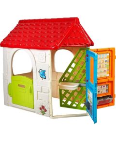Feber Domek dla dzieci z drzwiami obrotowymi + 6 obszarów zabaw