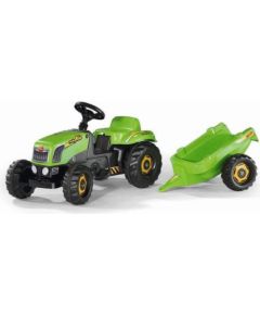 Rolly Toys Traktor Rolly Kid zielony z przyczepą (5012169)