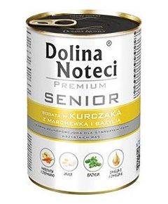 Dolina Noteci Premium Senior Kurczak z Marchewką i Bazylią 400g