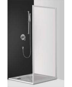 dušas siena LLB, 900 mm, h=1900, briliants/caurspīdīgs stikls