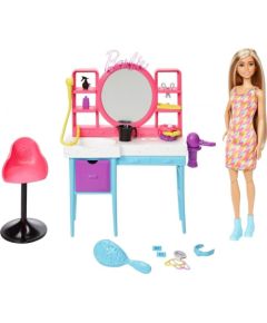Lalka Barbie Mattel Totally Hair™ Salon fryzjerski HKV00