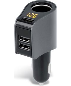 Forever CSS-04 3x USB Automašīnas Lādētājs