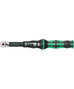 Wera torque wrench with reversible ratchet Click-Torque A 6 (black/green, output 1/4" for bits)