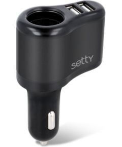Setty RGS-01 Auto Rozetes Sadalītājs 2x USB 2A