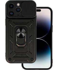 iLike Apple  iPhone 15 Pro Max Camera silicon case Rings Black