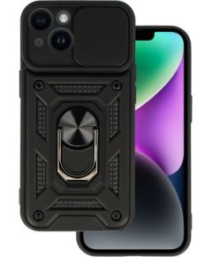 iLike Apple  iPhone 15 Slide Camera silicon case Black