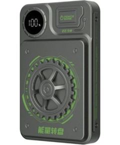Dudao Universal  K24 10000mAh 22.5W USB-A / USB-C power bank with display Grey