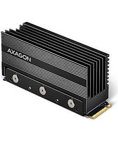 AXAGON CLR-M2XT passive - M.2 SSD, 80mm SSD, ALU body, silicone thermal pads, height 20mm