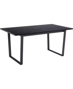 Обеденный стол AMBLE 160x90xH74см, черный мрамор