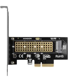 AXAGON PCEM2-N PCI-E 3.0 4x - M.2 SSD NVMe, up to 80mm SSD