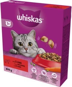 WHISKAS with delicious beef - dry cat food - 800g