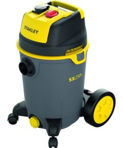Stanley SXVC25PTDE dust extractor Black, Yellow 25 L