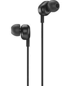 Remax RW-105 earphones, 3.5mm jack (black)