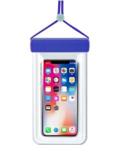 iLike Universal  Waterproof phone case 115 mm x 220 mm pool beach bag Blue