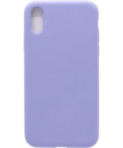 Evelatus Apple  iPhone Xs Premium Soft Touch Silicone Case Lavender Gray