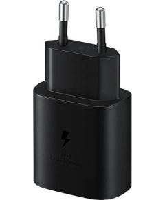 EP-TA800EBE Samsung USB-C 25W ceļojuma lādētājs melns (OOB Bulk)