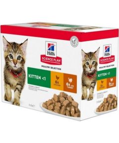HILL'S Feline Kitten Multipack Poultry - saszetka 12x85g