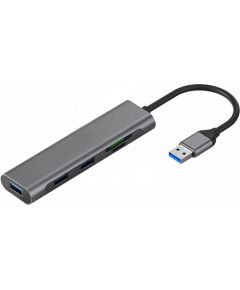 Extradigital Aдаптер USB 3.0 - 3 x USB 3.0, SD, TF