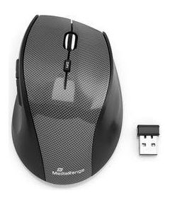 MOUSE USB OPTICAL WRL 5-BUTTON/BLACK MROS207 MEDIARANGE