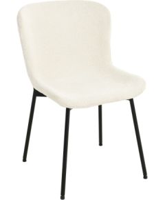 Chair MANOLO white boucle