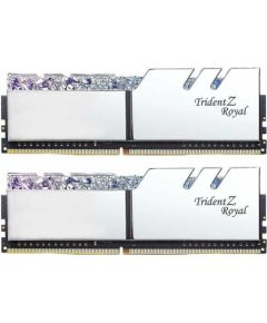 G.Skill DDR4 - 16 GB -3600 - CL - 16 - Dual kit, Trident Z Royal (silver, F4-3600C16D-16GTRSC)