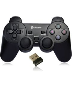 VAKOSS GAMEPAD WIRELESS WITH DUAL-SHOCK FUNCTION