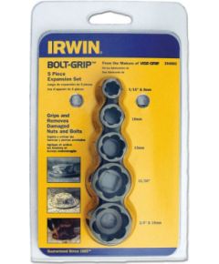 Uzgaļu komplekts Irwin Bolt-Grip; 5 gab.