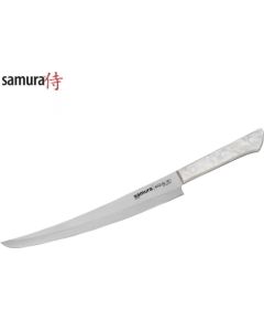 Samura Harakiri Acryl Universāls Virtuves nazis slaiseris Tanto 230mm ar akrila rokturi no AUS 8 Japāņu tērauda 58 HRC