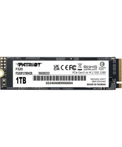 SSD PATRIOT VIPER P320 M.2 PCI-Ex4 NVMe 512GB 3GB/S (P320P512GM28)