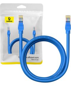 Round Cable Baseus Ethernet RJ45, Cat.6, 2m (blue)